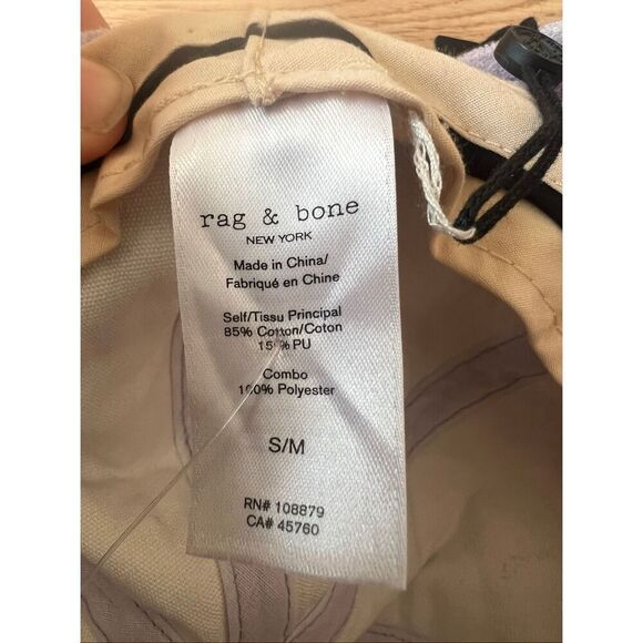 Rag & Bone New York Lilac Addison Twist Bucket Hat S/M NEW MSRP $145 main image 4